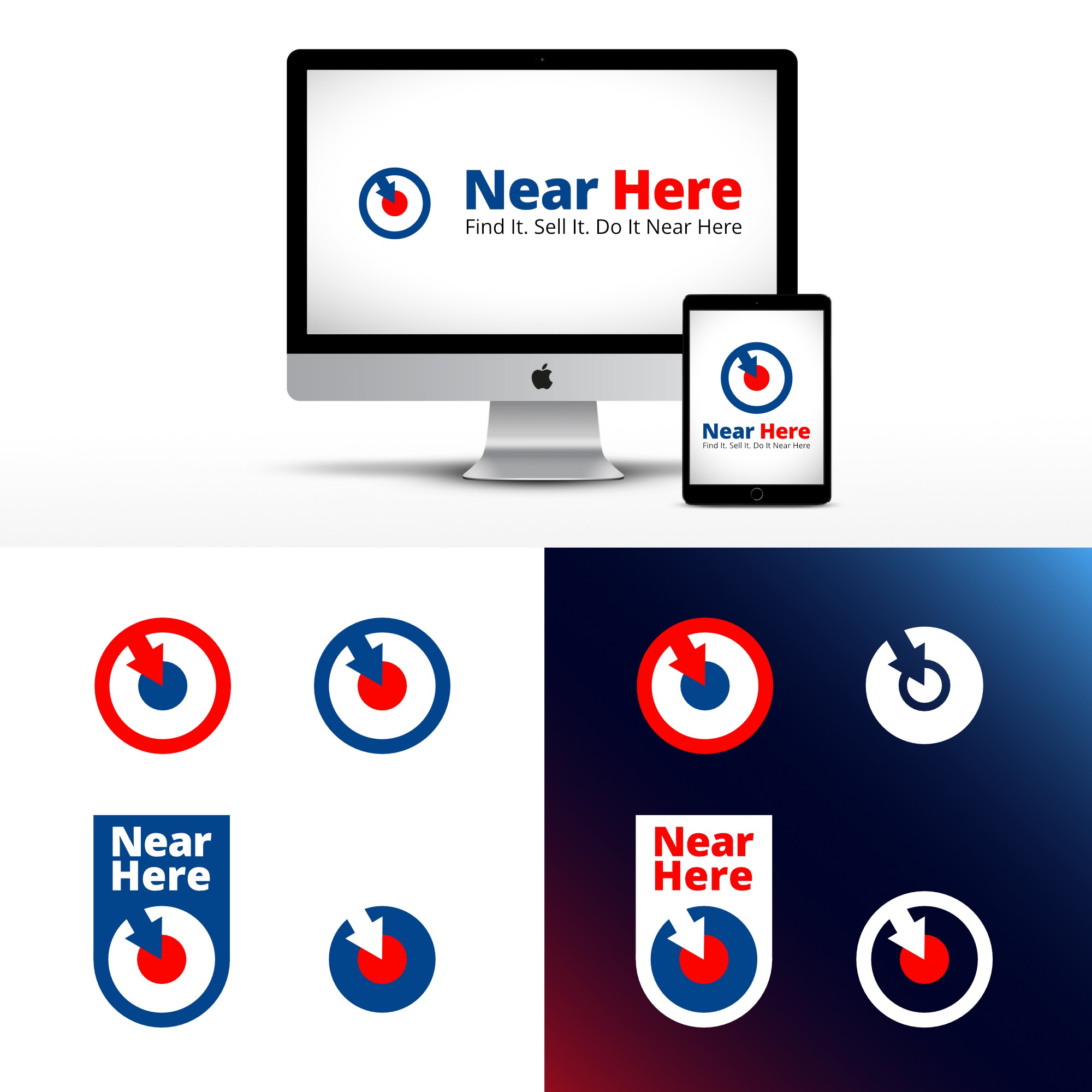 Концепция логотипа NearHere