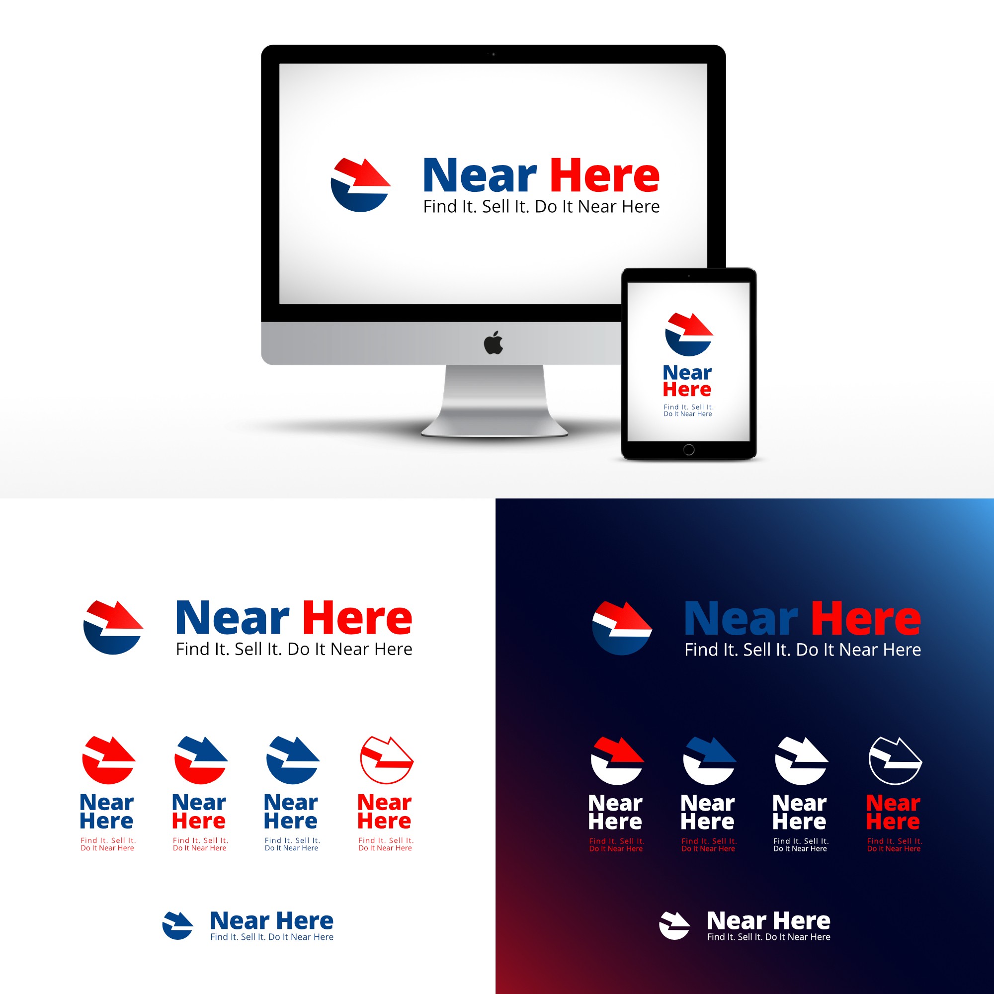 Концепция логотипа NearHere