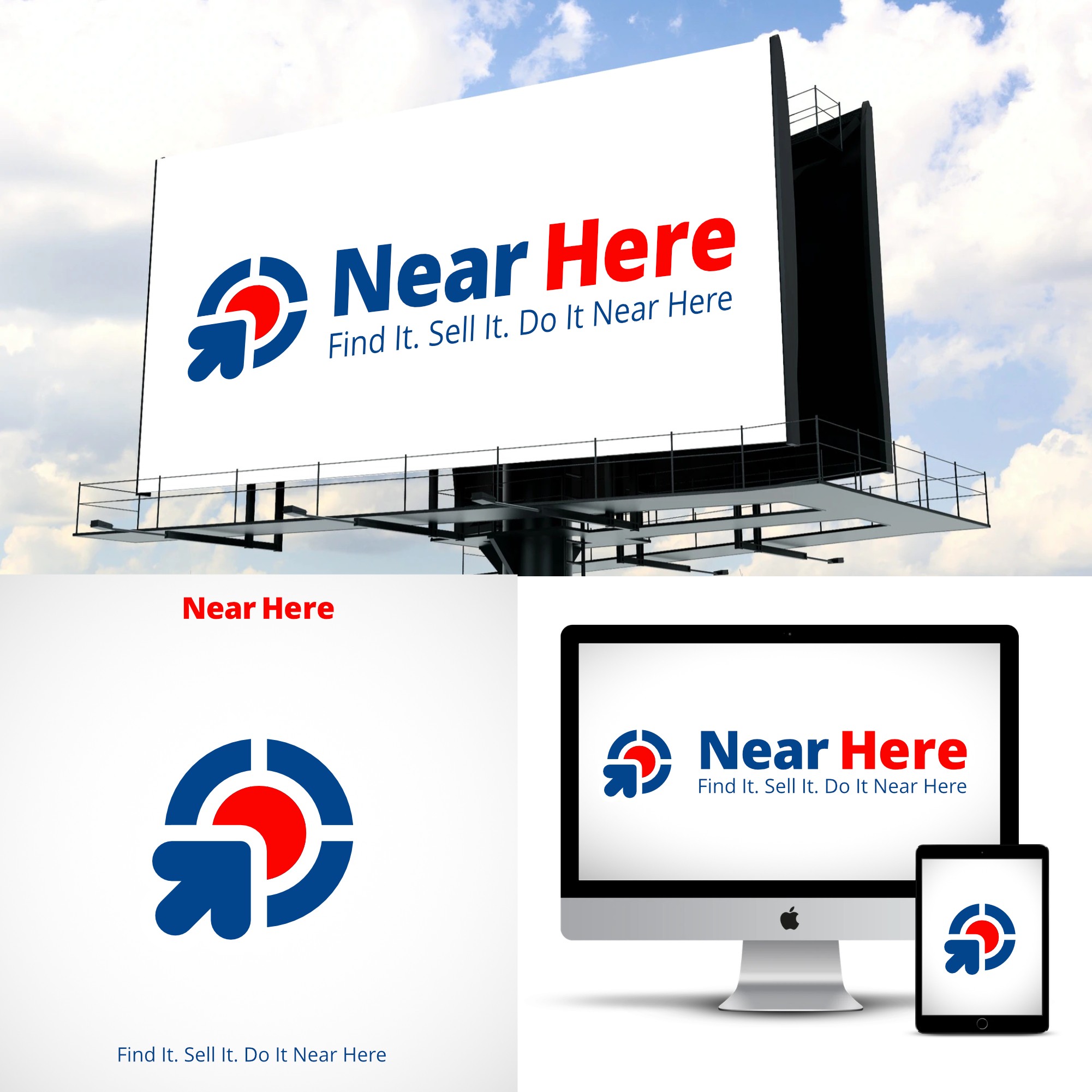 Разработка логотипа NearHere