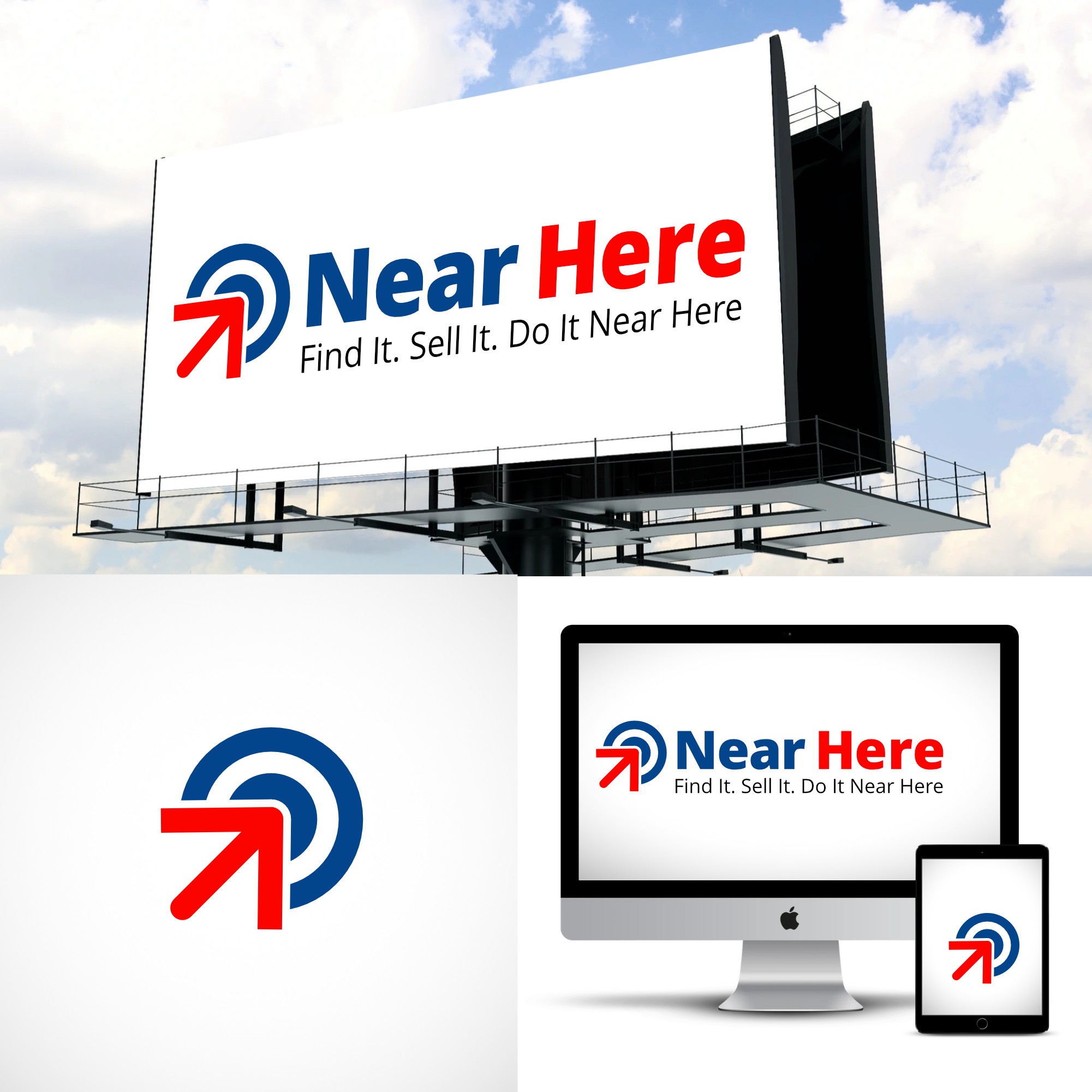 Вариант логотипа NearHere