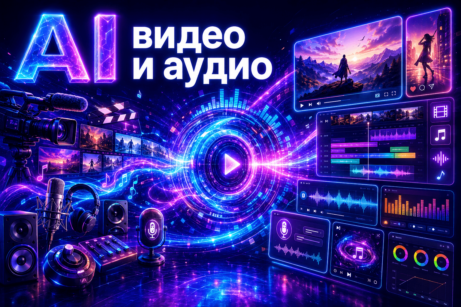 AI-кейсы создания аудио и видео с помощью ИИ
