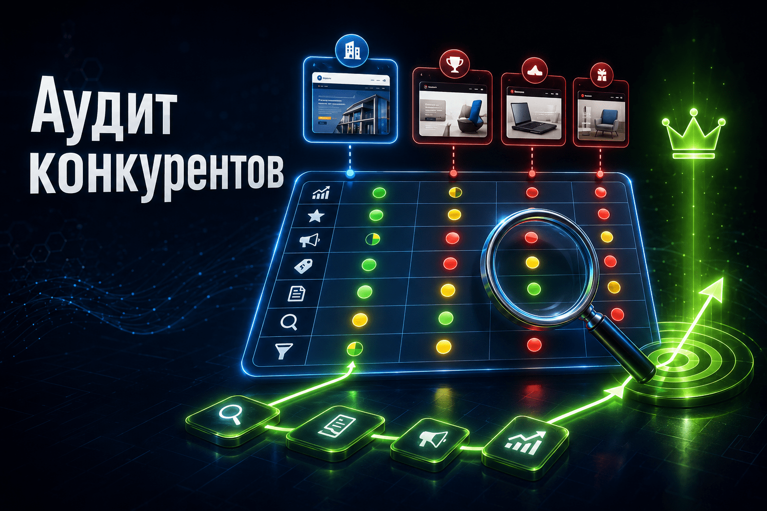 Кейсы аудита и анализа конкурентов