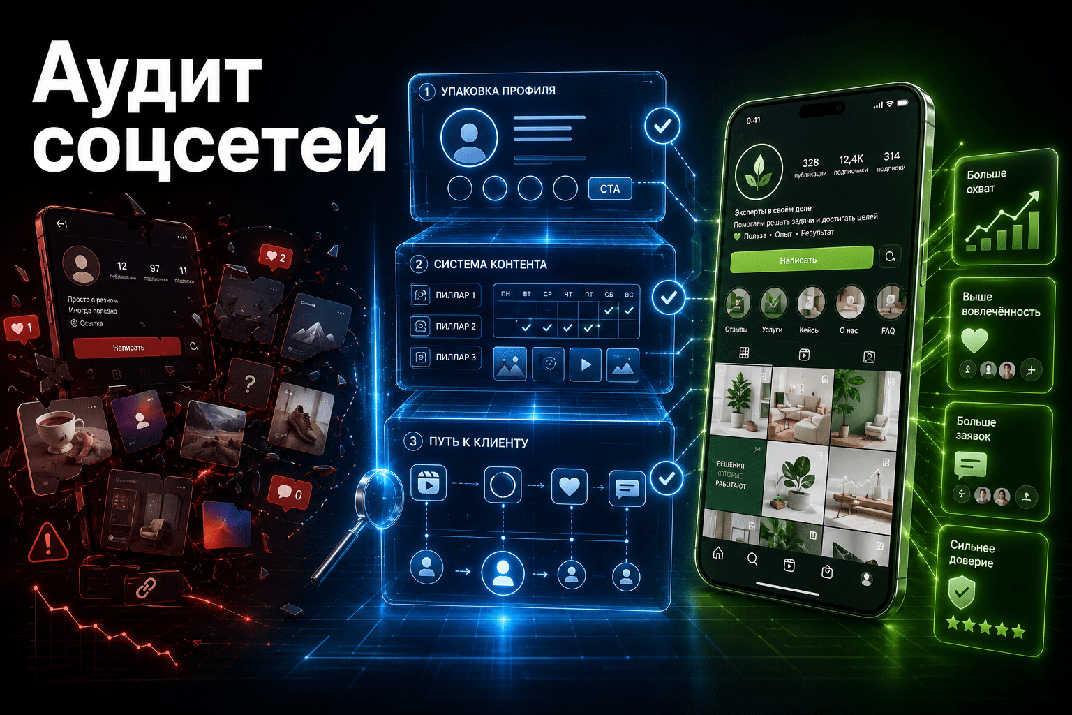 Кейсы аудита социальных сетей