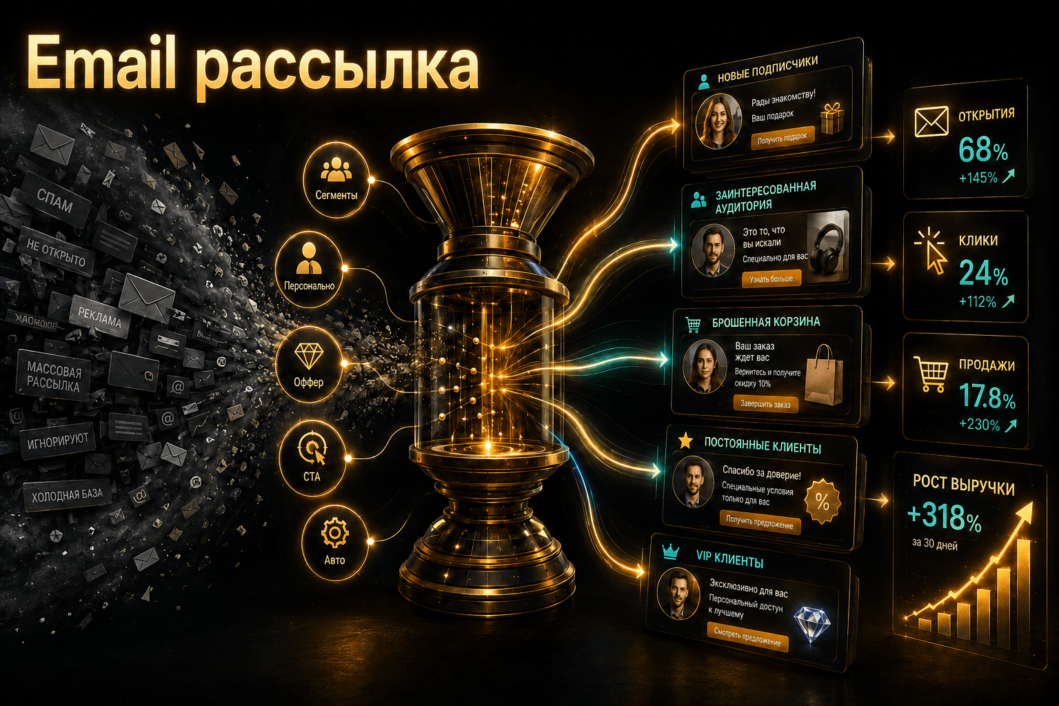 Кейс подготовки и запуска email-кампании