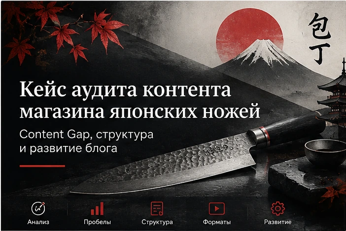 Аудит контента магазина японских ножей: Content Gap и развитие блога Кейс аудита контента магазина японских ножей Tojiro