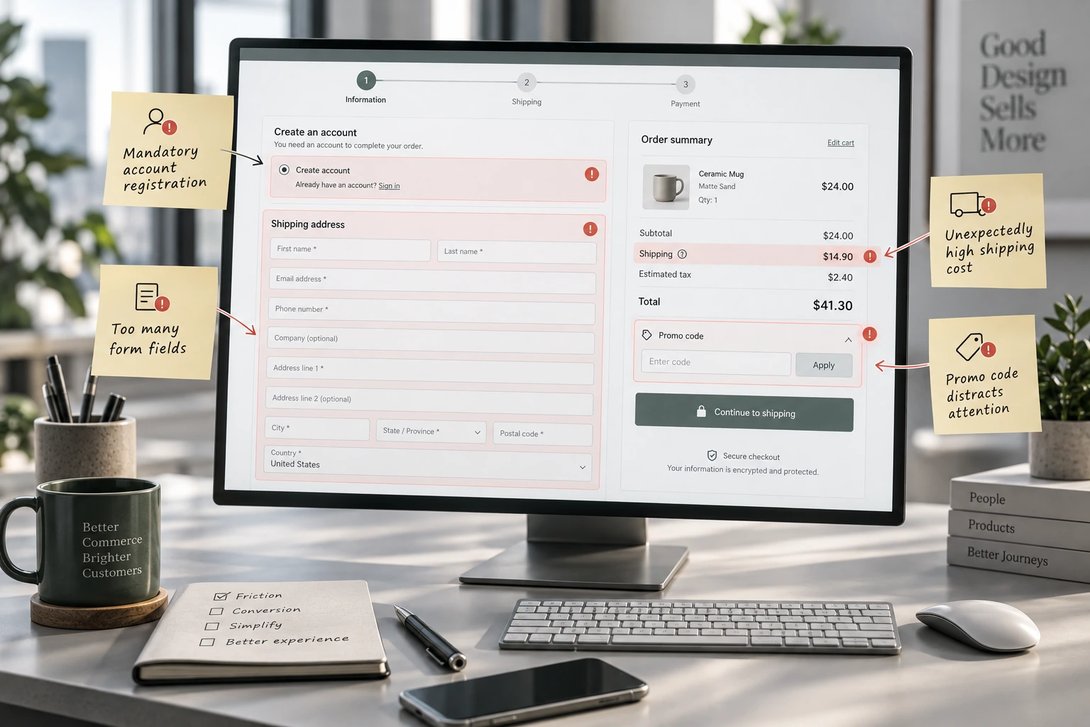 Почему покупатели прекращают оформление заказа UX-аудит оформления заказа интернет-магазина