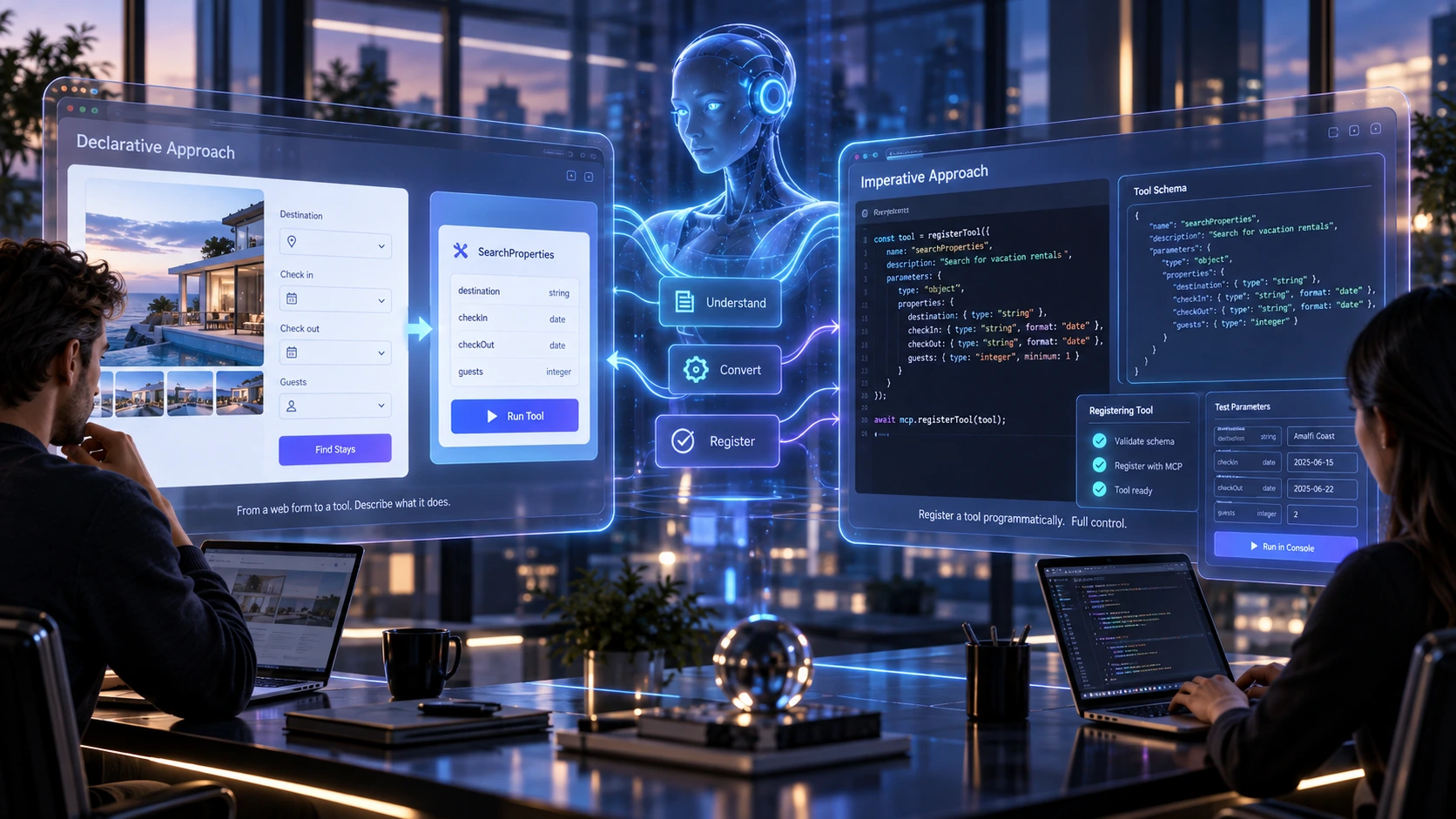 Декларативный и императивный способы реализации WebMCP